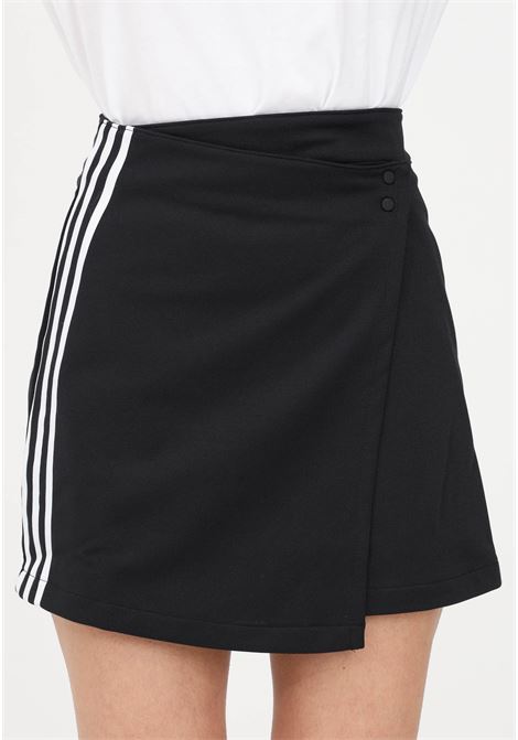Adicolor Classics 3-Stripes women's black short skirt ADIDAS ORIGINALS | IC5475.